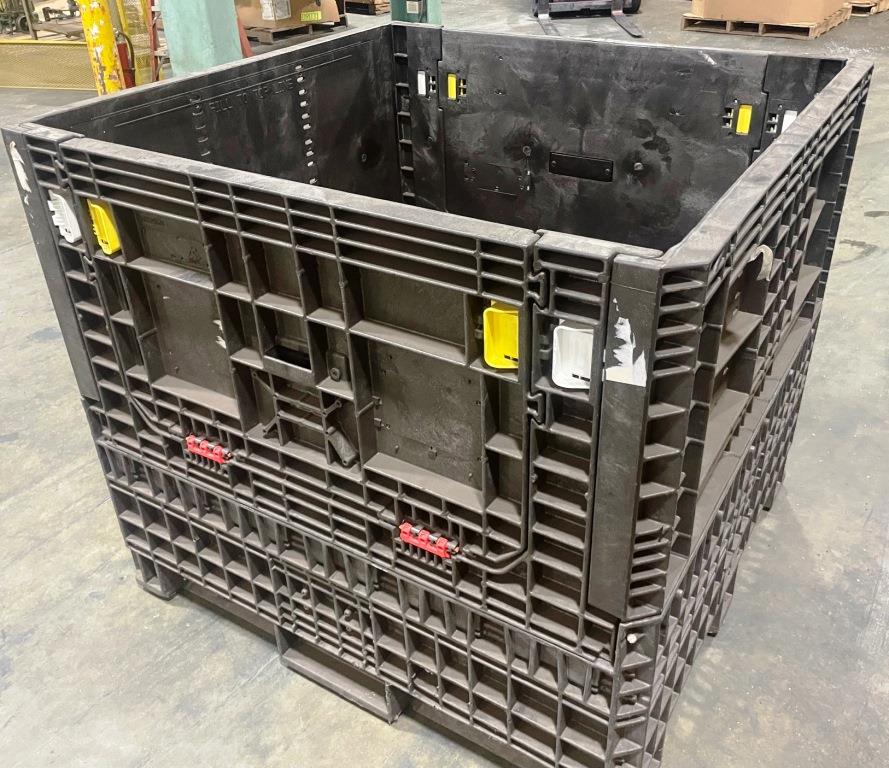 Heavy Duty Plastic Collapsible & Stackable Containers,